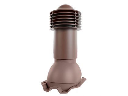 Труба вентиляционная Viotto, для профнастила 21 RAL 8017 (шоколад)