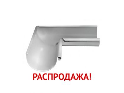 Угол желоба GL 90гр внутренний RAL 9003 сигнально-белый распродажа