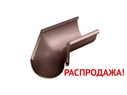 Угол желоба GL внутренний 135 гр RAL 8017 шоколад распродажа