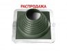 Проходка кровельная BORGE с открытым фланцем, прямая RAL 6020 (зелёный) (РАСПРОДАЖА)