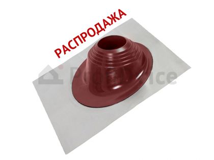 Проходка кровельная BORGE угловая №2 d180-280 мм, фланец открытый RAL 3005 (красный) (РАСПРОДАЖА)