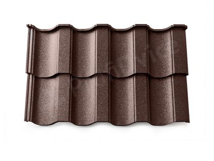 Металлочерепица Nordo RAL 8017 шоколад