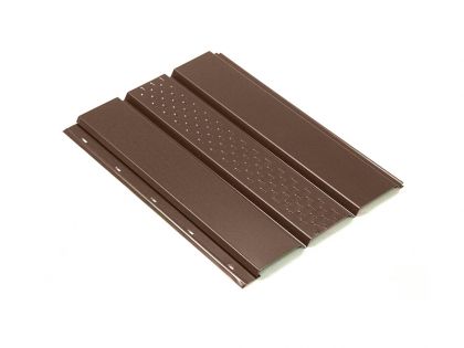 Софиты металлические GL 8017 шоколад с частичной перфорацией