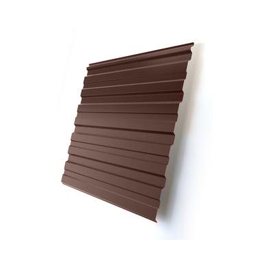 Профнастил с10, цвет RAL 8017 шоколад
