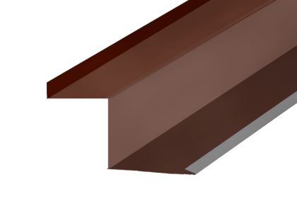 Планка примыкания нижняя для ромбовидной кровли