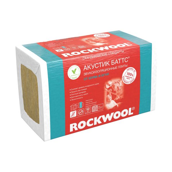 Утеплитель Rockwool Акустик Баттс