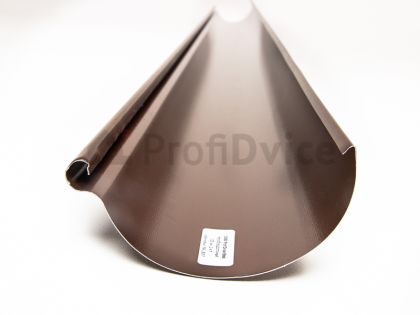 форма металлического желоба ПрофиДвайс, коричневый цвет