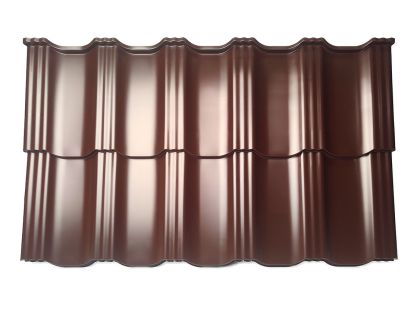 Модульная металлочерепица Germano PE Шоколад