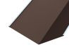 Планка ендовы нижняя, цвет шоколад, RAL 8017