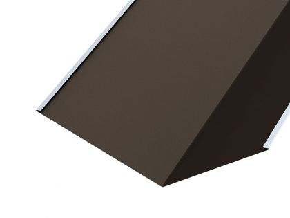 Планка ендовы нижняя, цвет темно-коричневый, RR 32