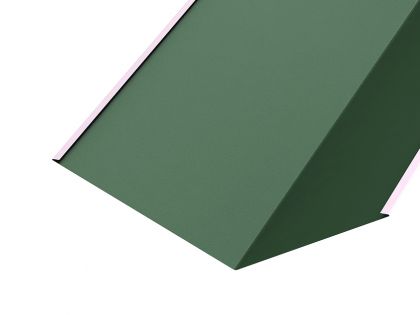 Планка ендовы нижняя, цвет зелёный мох, RAL 6005