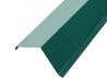 Планка торцевая, ветровая, цвет зелёный мох RAL 6005
