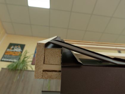 Планка примыкания нижняя для ромбовидной кровли