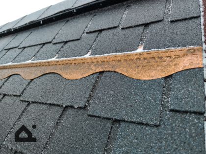 Медная планка СтопМосс против мха на крыше
