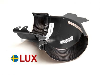 ProfiDvice Steel водосток LUX угол регулируемый RAL 9005