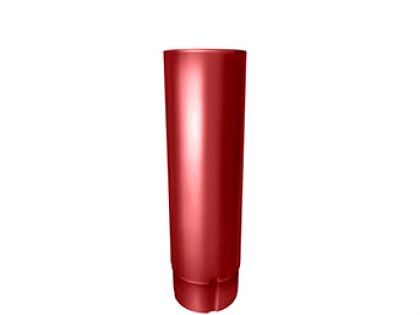 Труба круглая 90 мм 3 м RAL 3011 коричнево-красный