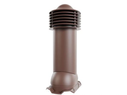 Труба вентиляционная Viotto, для профнастила 20 RAL 8017 (шоколад)