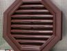 Вентиляционная решетка восьмиугольная 550 мм коричневая