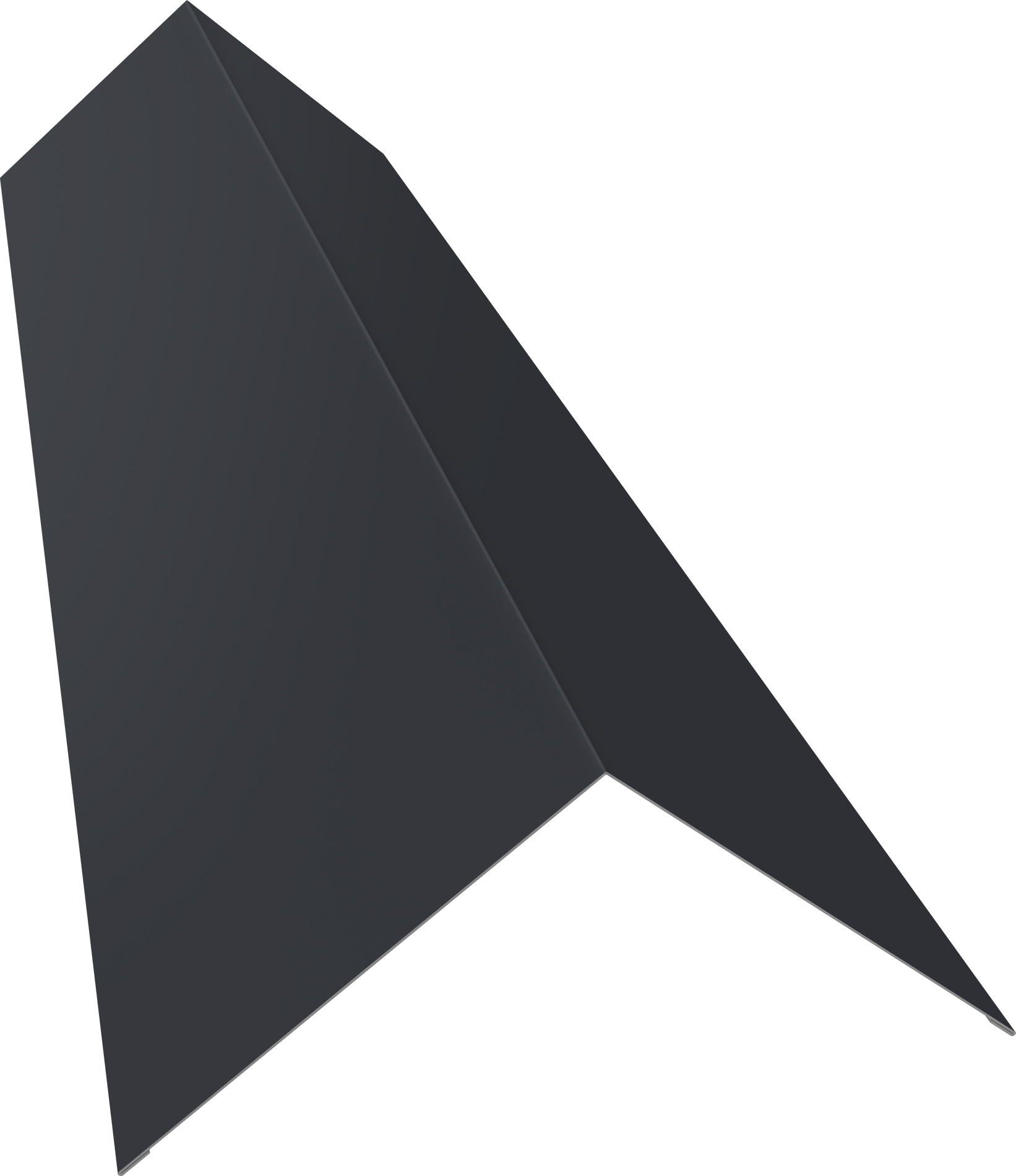 Планка конька плоского 2м 145 х 145 Атлас 0.5 RAL 7024
