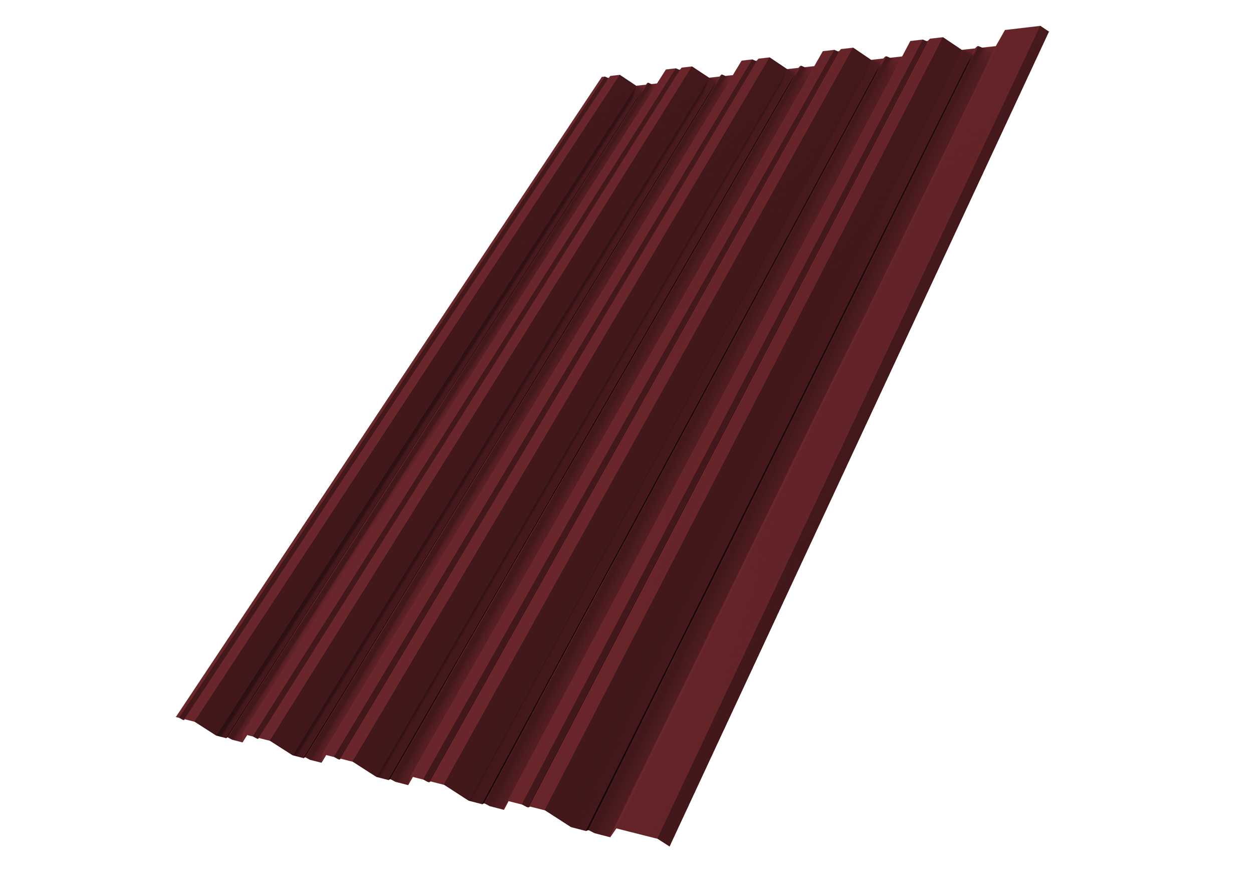Профнастил Н35R Полиэстер 0.45 RAL 3005