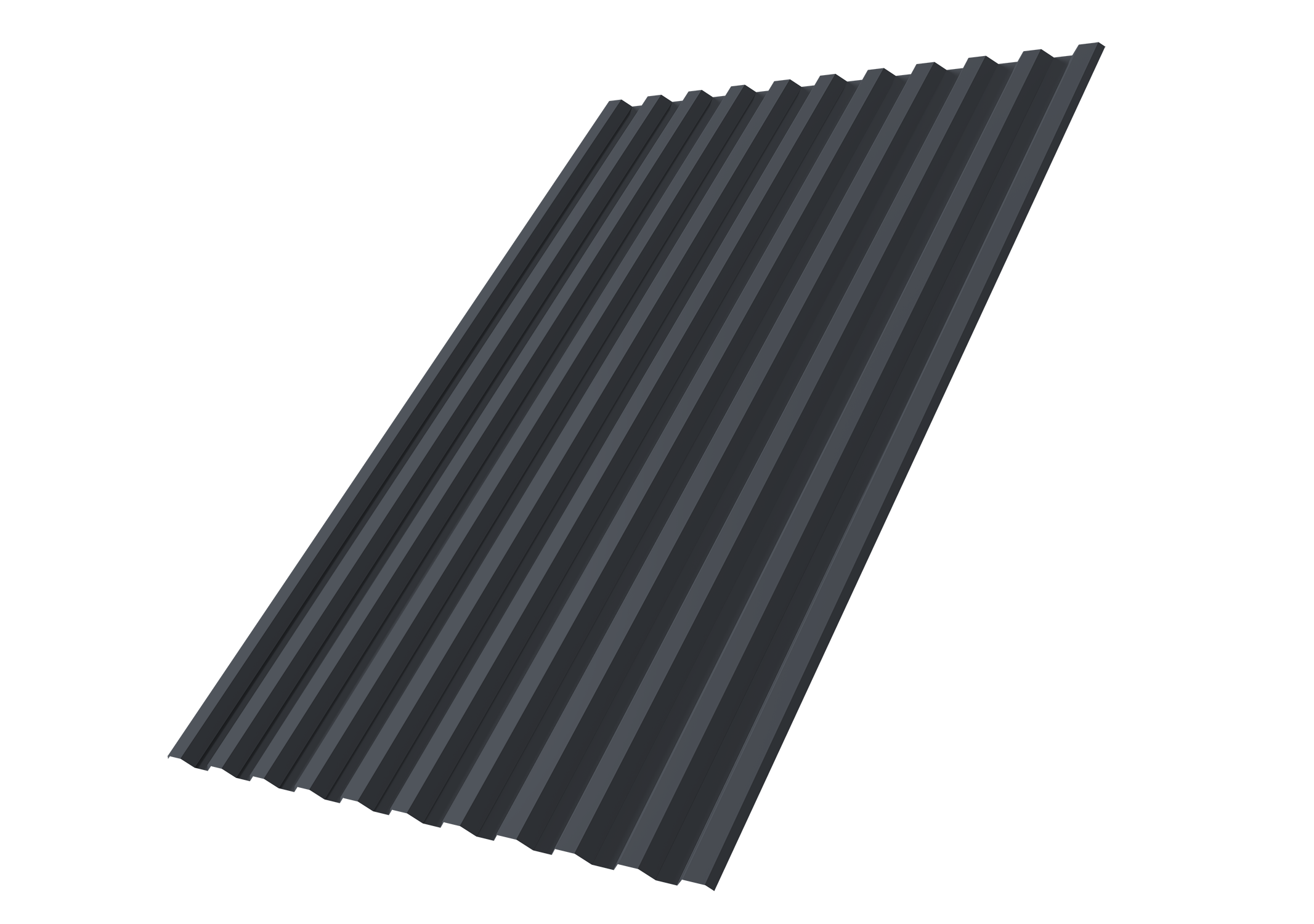 Профнастил C21R Drap 0.45 RAL 7024
