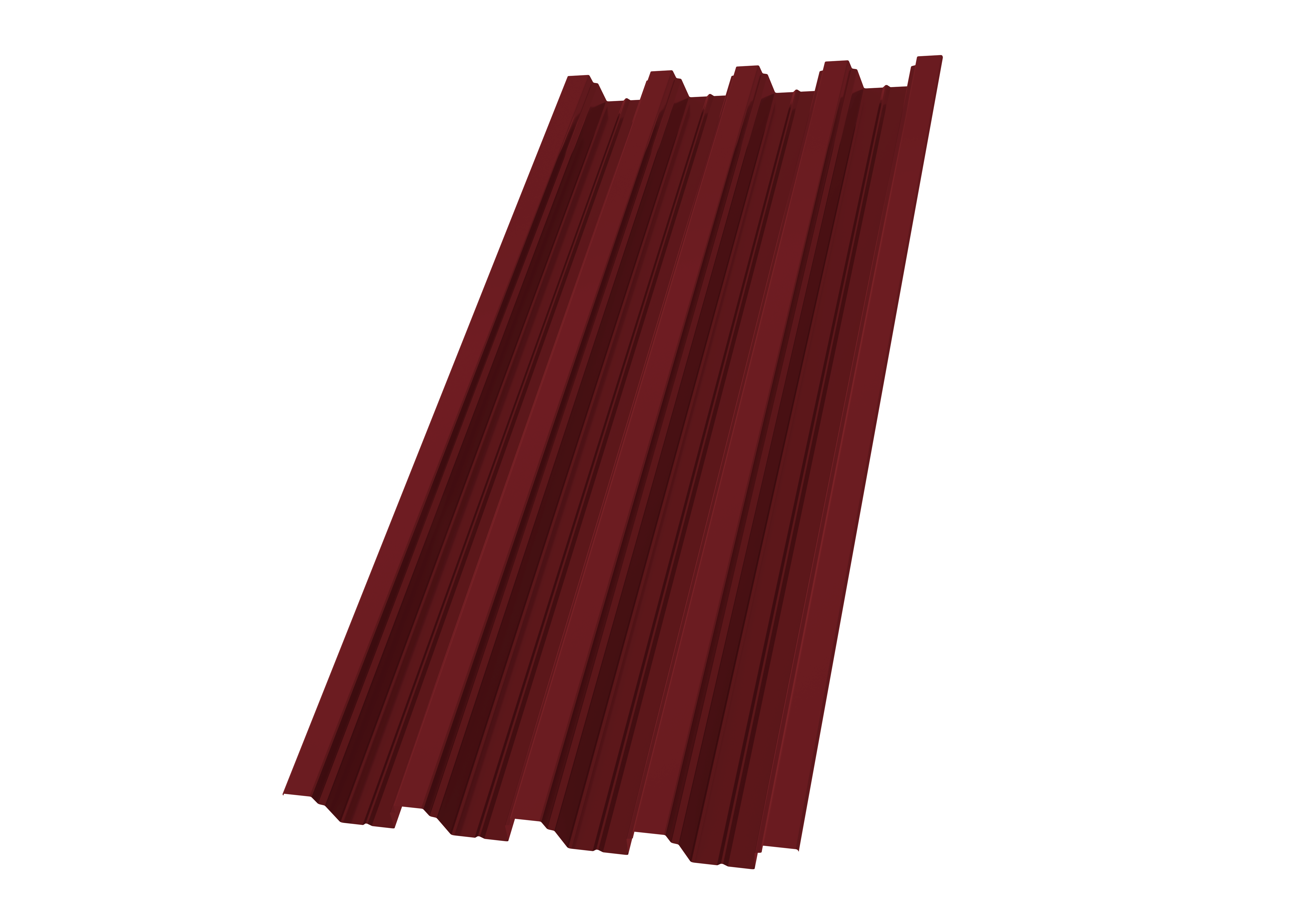 Профнастил Н75R Полиэстер 0.7 RAL 3005