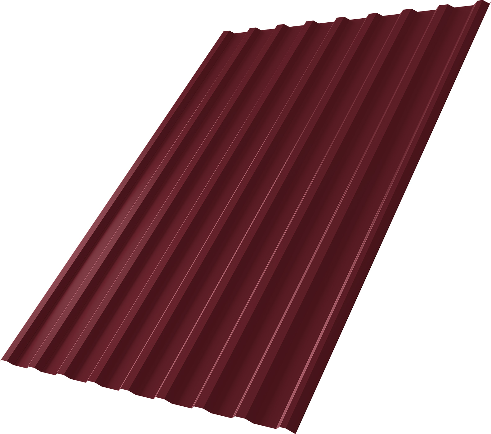 Профнастил C20R Drap 0.45 RAL 3005