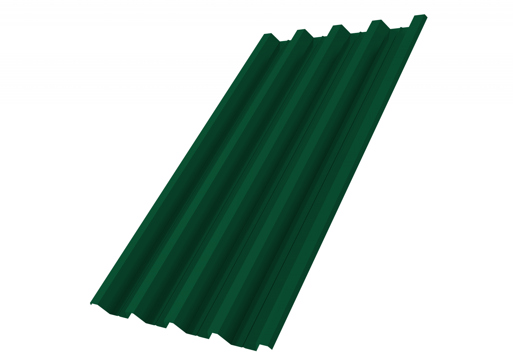 Профнастил Н60R Полиэстер 0.7 RAL 6005